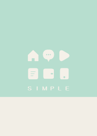 SIMPLE(beige green)V.1589b