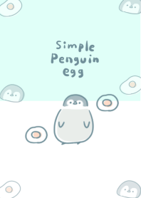 シンプル ペンギン めだまやき