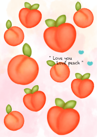 Love you Love peach 12