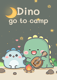Dino go to camp!