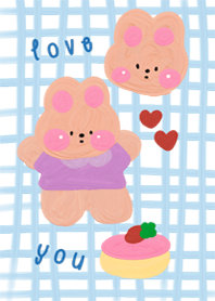 cute little rabbit .