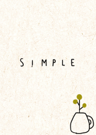 落ち着いた大人シンプルとクラフト紙