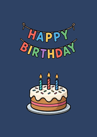 Happy birthday desire(Midnight Blue)