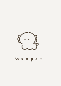 Wooper / dark brown.