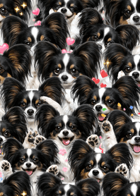 可愛！ 黑色蝴蝶犬主題