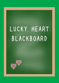 LUCKY HEART BLACKBOARD-GREEN