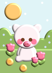 Mini cute baby pig 12
