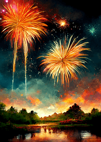 Beautiful Fireworks Theme#275