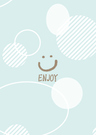 White fashionable circle10 from Japan