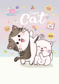 Cat Cute Pastel