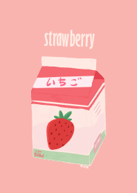 Pink strawberry dessert