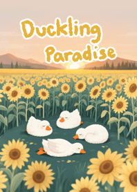 Duckling Paradise (Sunflower) - Beige
