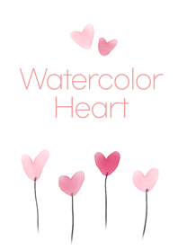 Watercolor Pink Heart