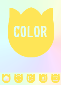 yellow color rainbow  R12