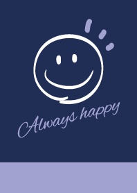 Always happy -Navy&Purple 2-