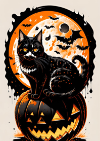 halloween cat 43fF6E