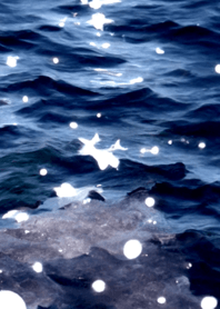 夜の月 月の海 #DkF_3。
