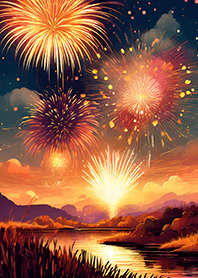 Beautiful Fireworks Theme#201