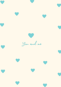 pattern heart #ivorygreen