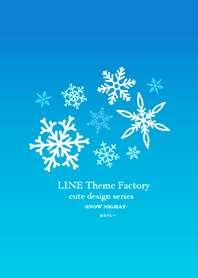 cute design series -blue snow-