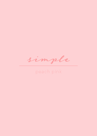 simple_peach pink