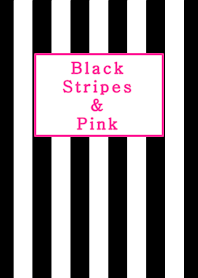 Black Stripes & Pink