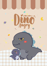 Angry Dino Kawaii Love Pretty
