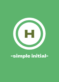 simple initial-H- THEME 17