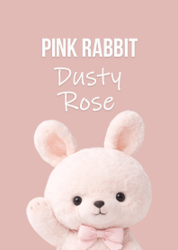 Plush Pink Rabbit 3 - Dusty Rose