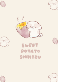 simple Shih Tzu sweet potato beige