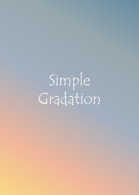 Simple Gradation -SUNSET SKY-
