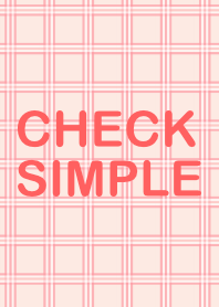 CHECK SIMPLE pink pattern