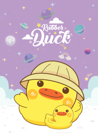 Rubber Duck Like Galaxy Violet