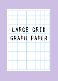 LARGE GRID GRAPH PAPER-DUSTY PURPLEj