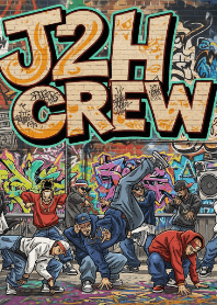 帥氣嘻哈街舞與街頭塗鴉