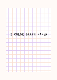 2 COLOR GRAPH PAPERj-PINK&PURPLE-CREAMPK