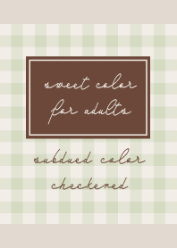 Checkered & Subdued color /GR