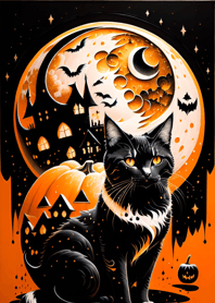cat halloween 00670D