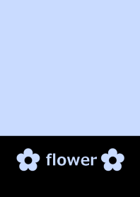 Light blue and flower from japan