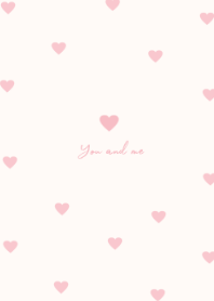 pattern heart =ivorypeach=