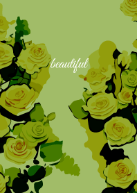 moss green 癒しの花時間