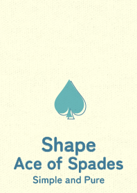 Shape spades  Aquamarine