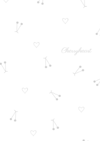Simple cherry&heart