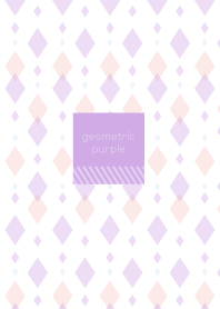 geometric purple.