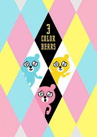 3 color bears