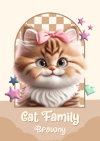Cat family browny