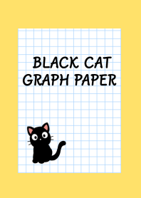 BLACK CAT GRAPH PAPER-YELLOWj