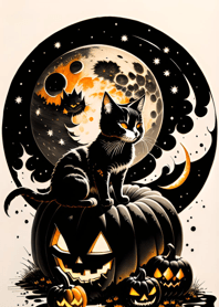 halloween cat CE47f1
