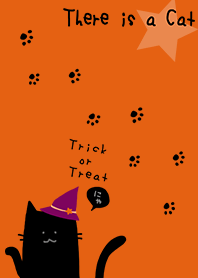 There is a cat*Halloween