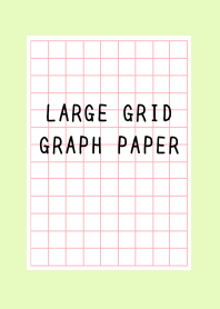 LARGE RED GRID GRAPH PAPER-YELLOW GREENj